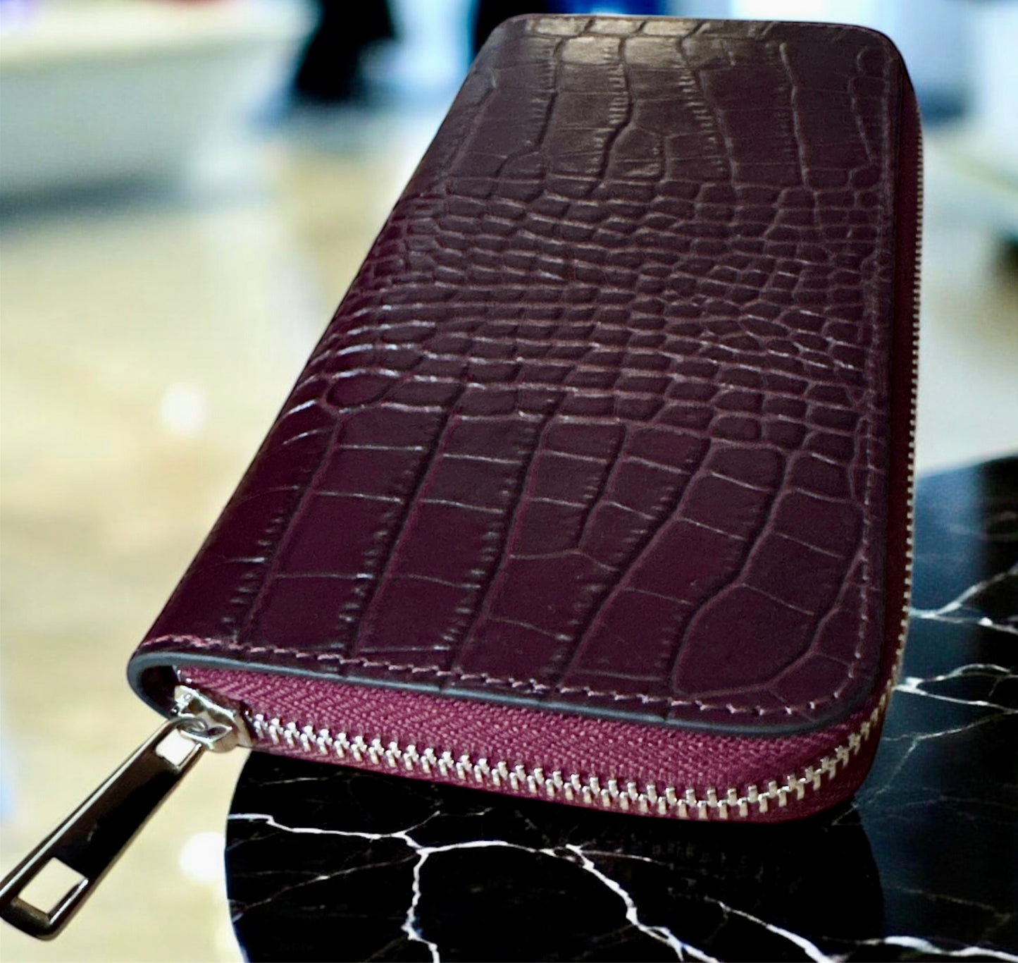 Geldbörse Croco Style