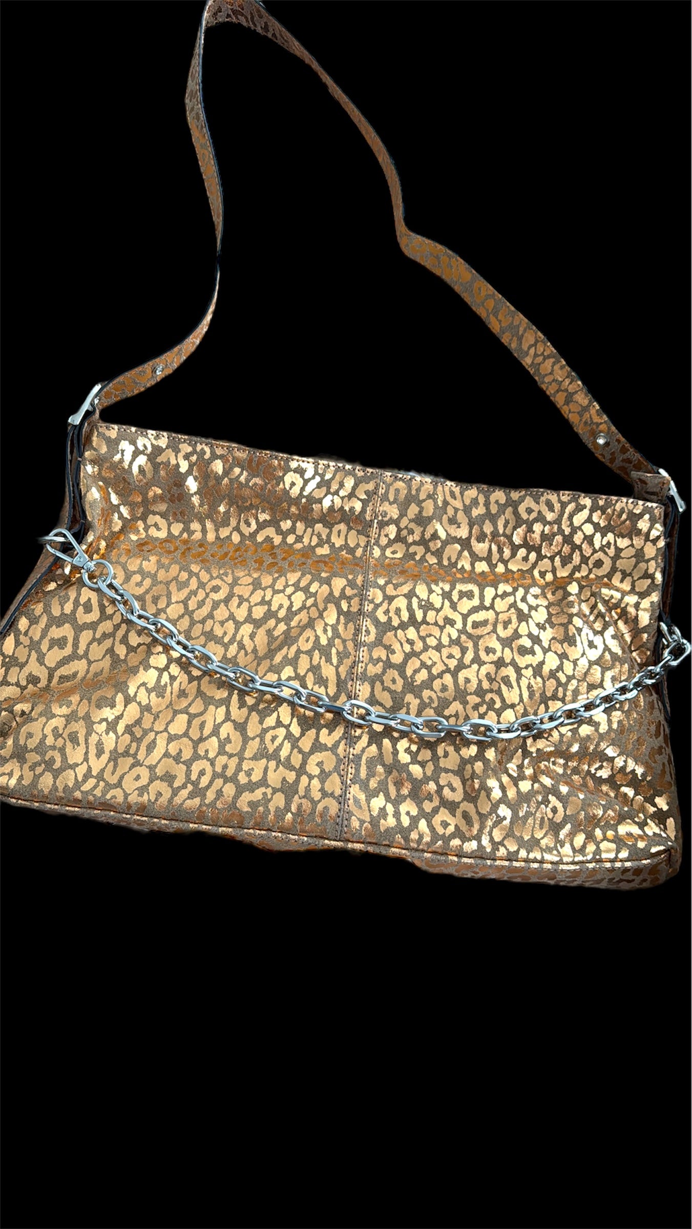 Tasche Leo Metallic Love Bag