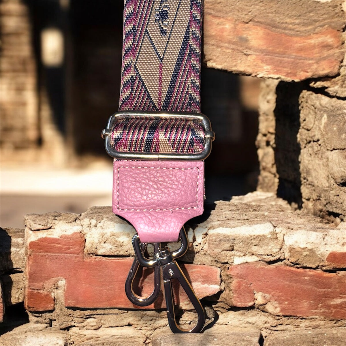 Statementgurt/Trageriemen/ Altrosa