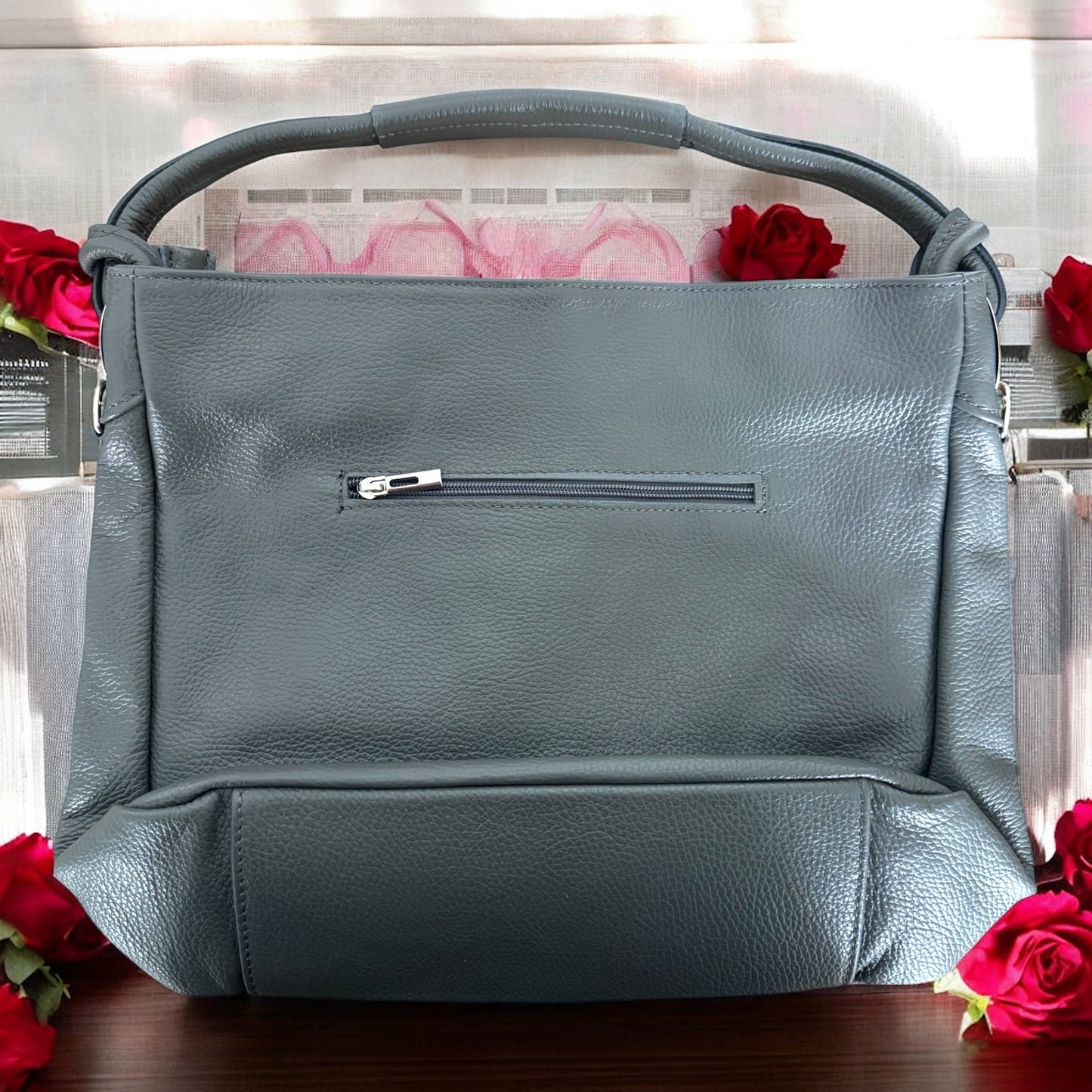 Schultertasche Grey