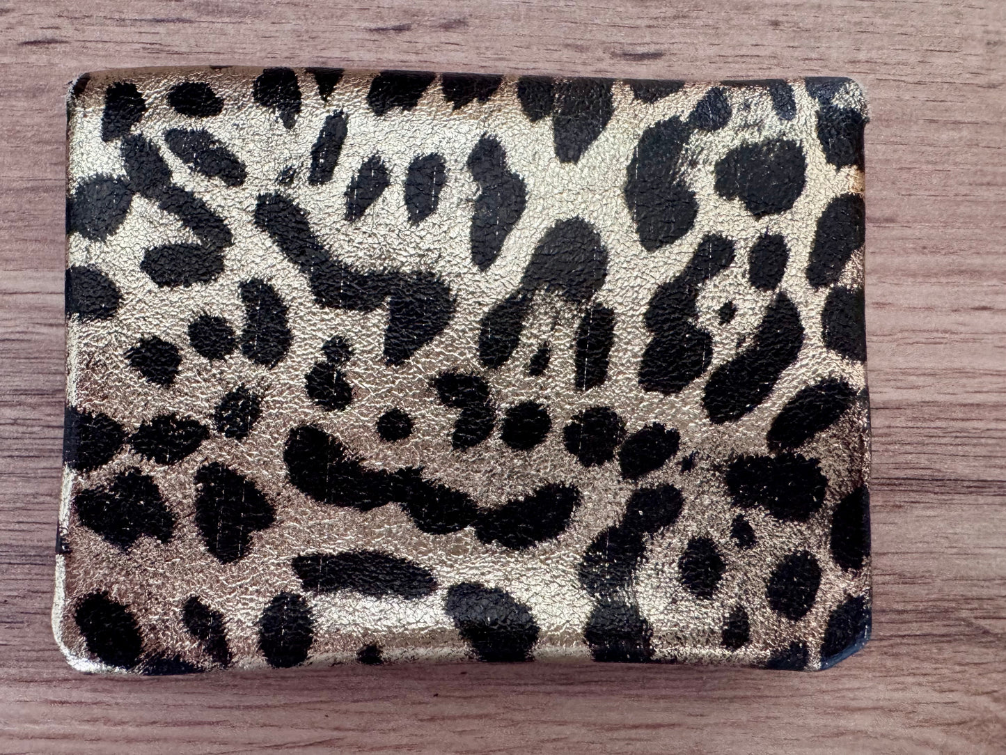 Kleine Geldbörse Leo Metallic