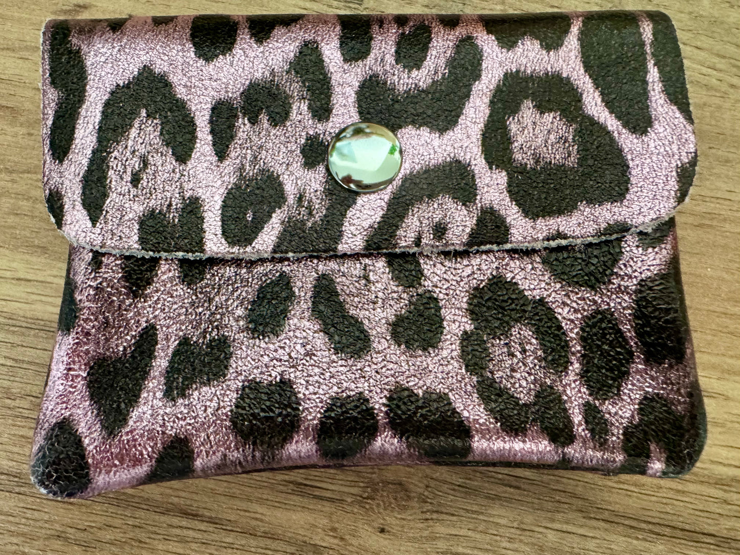 Kleine Geldbörse Leo Metallic