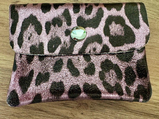 Kleine Geldbörse Leo Metallic