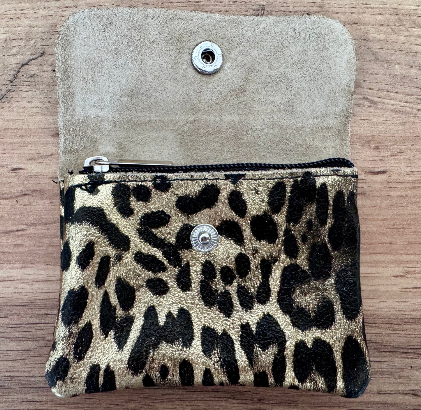 Kleine Geldbörse Leo Metallic